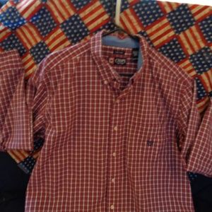 Chaps button down casual shirt size XXL